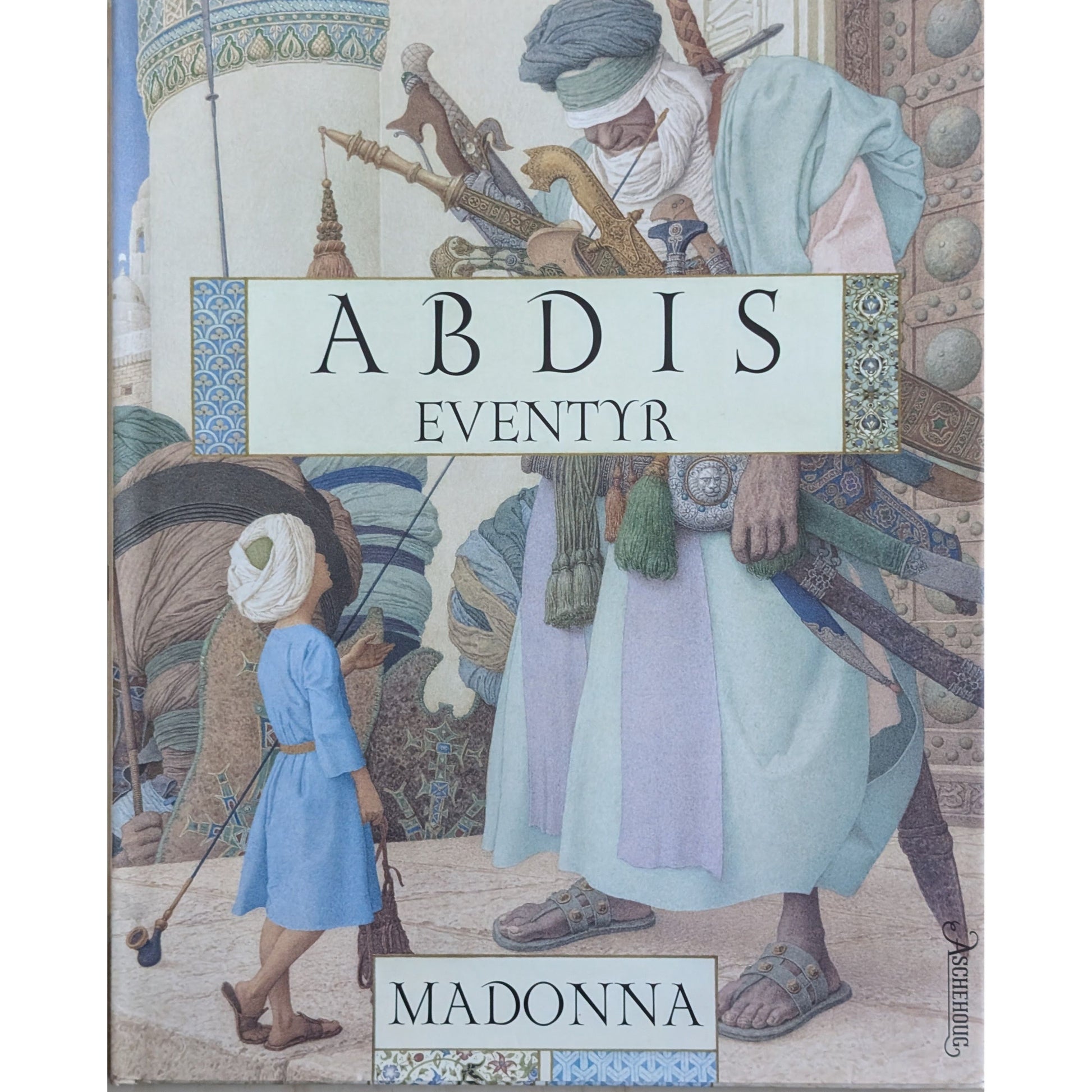 Abdis eventyr, brukte bøker av Madonna hos Inventaret