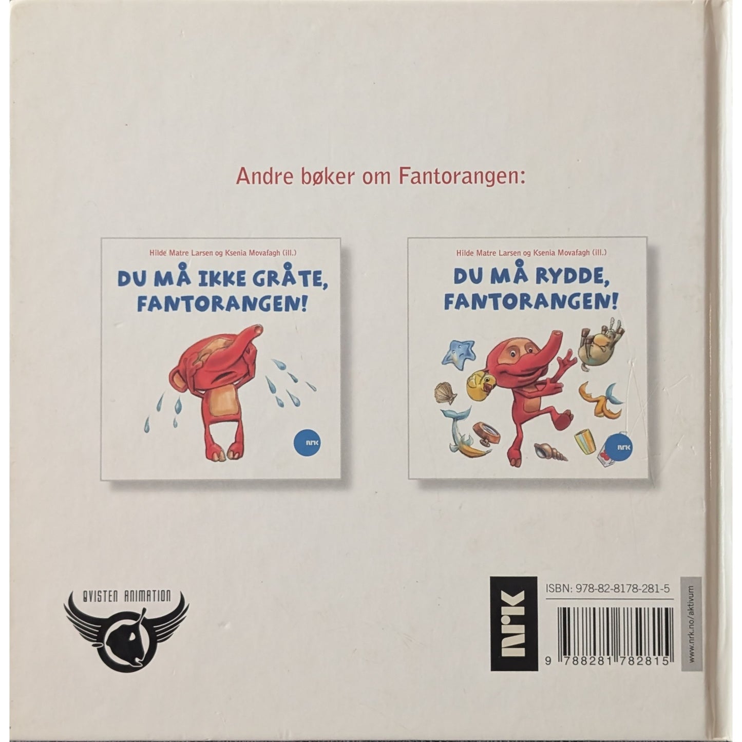 Du er snabelgod Fantorangen. Brukte bøker av Berit Nermoen, Inventaret