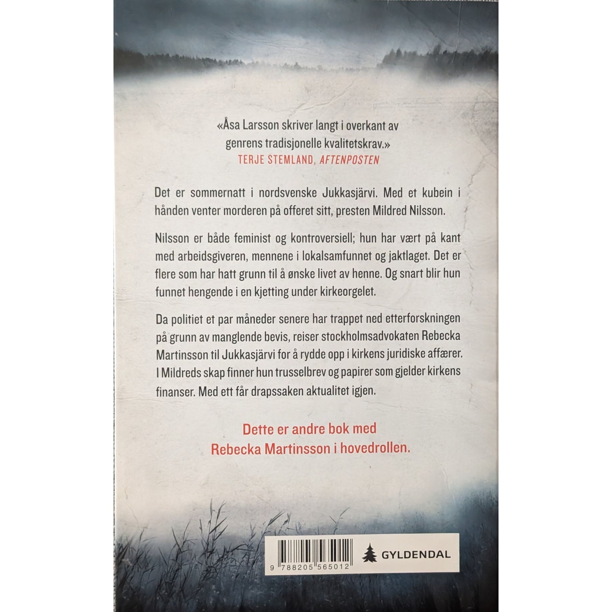 Larsson, Åsa: Rebecka Martinsson (2) - Spilt blod. Inventaret bruktbokhandel