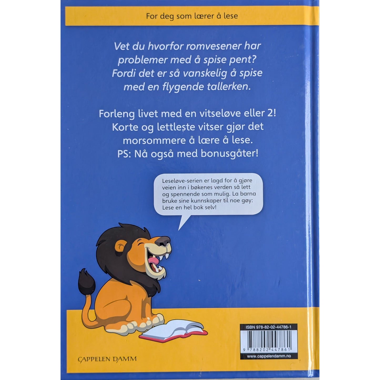 Min første leseløve - Vitseløve  2. Bonus! Nå med Gåter! - brukt bok