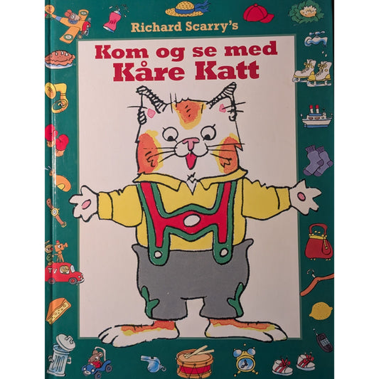 Kom og se med Kåre Katt. Brukte bøker av Richard Scarry hos Inventaret