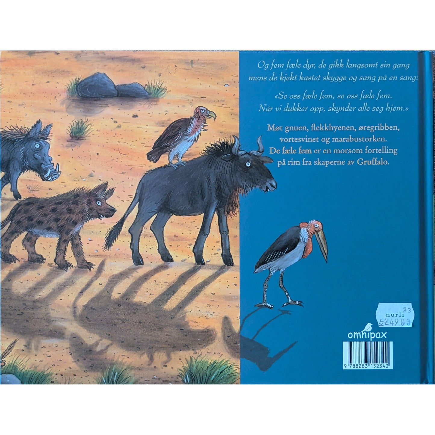 De fæle fem, brukte bøker av Julia Donaldson og Axel Scheffler