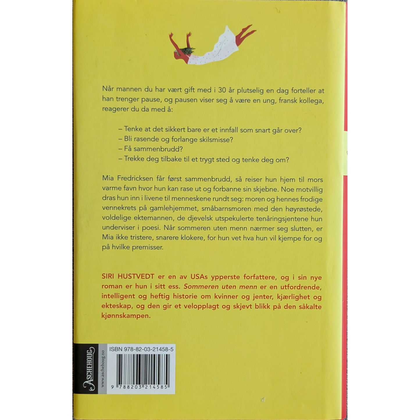 Sommeren uten menn. Brukte bøker av Siri Hustvedt hos Inventaret