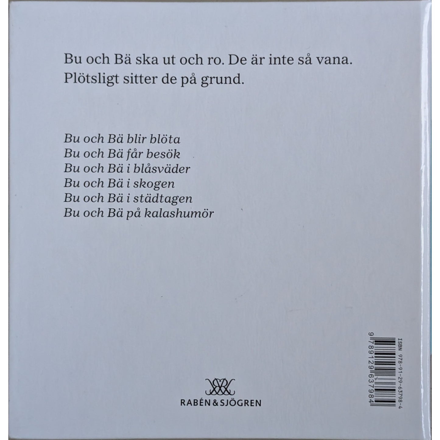 Bu och Bä på sjön, brukte bøker av Olof og Lena Landström hos Inventaret