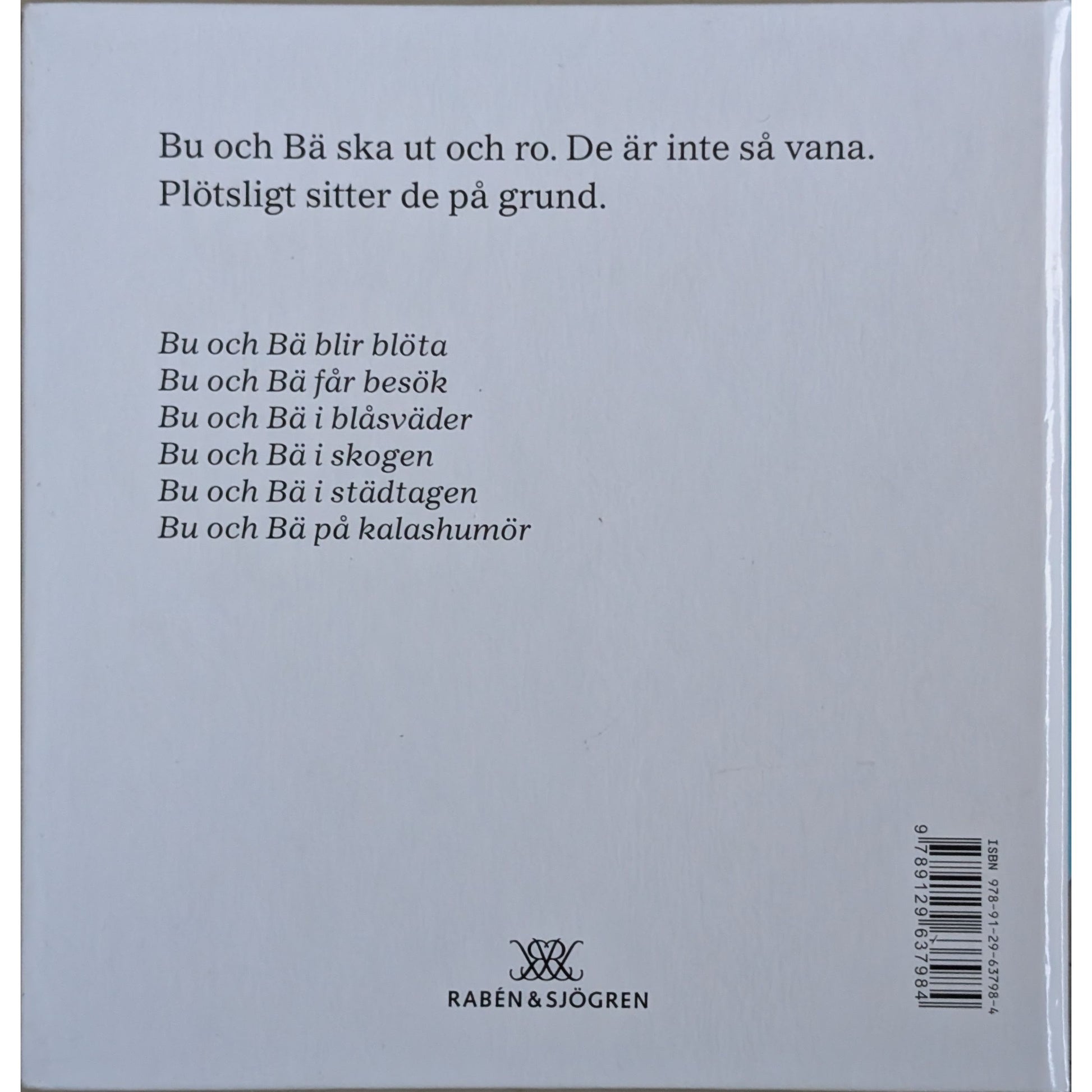 Bu och Bä på sjön, brukte bøker av Olof og Lena Landström hos Inventaret