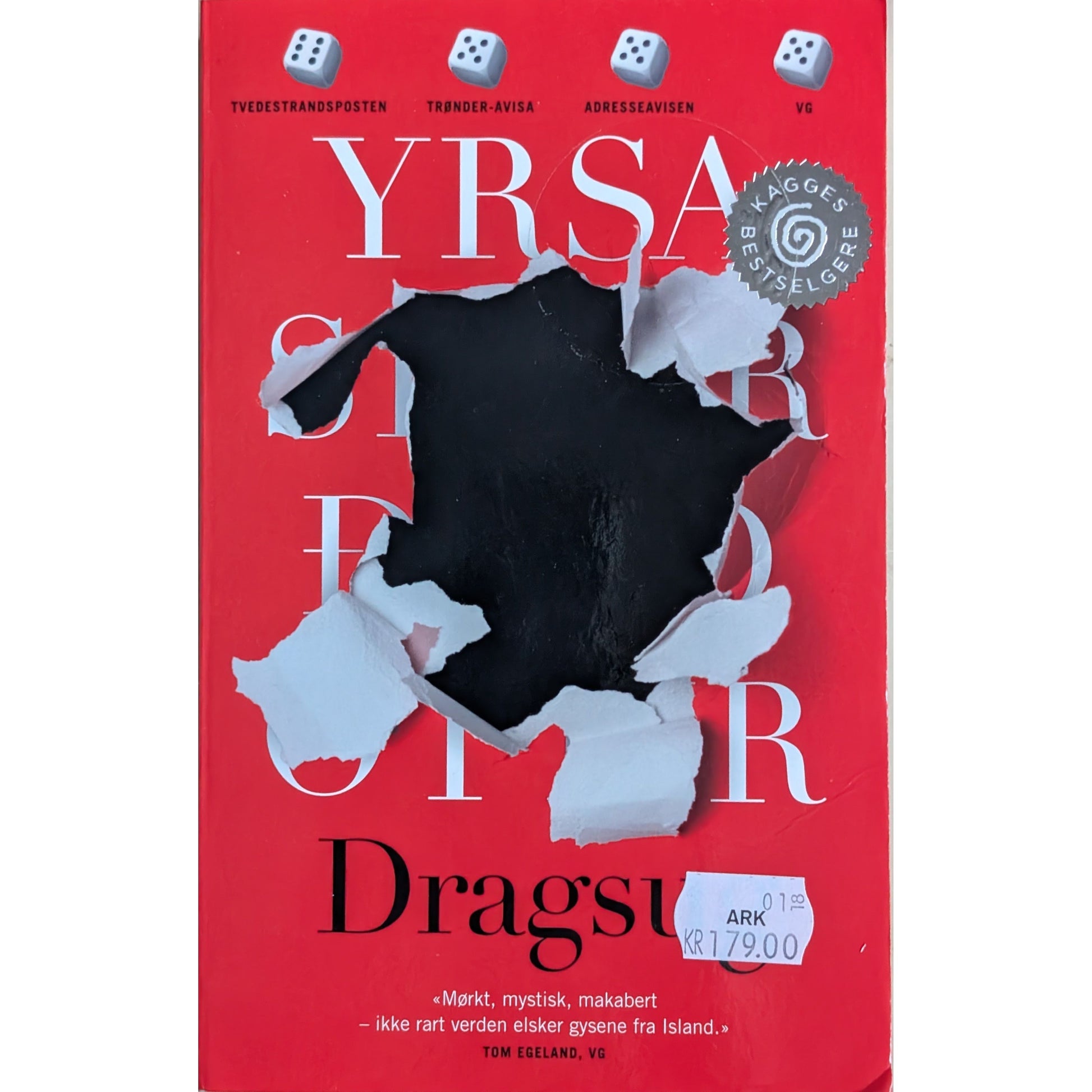 Dragsug, brukte bøker av Yrsa Sigurdardóttir hos Inventaret bruktbok