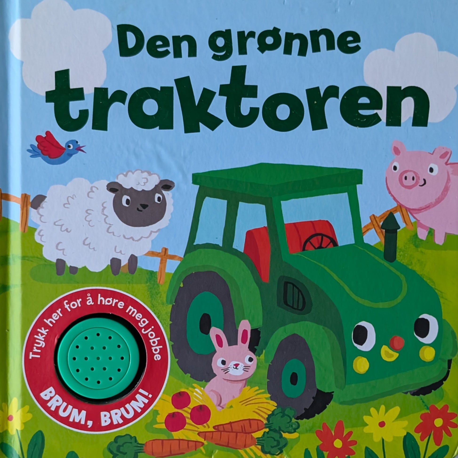 Den grønne traktoren. Brukte bøker med lyd. Inventaret bruktbokhandel