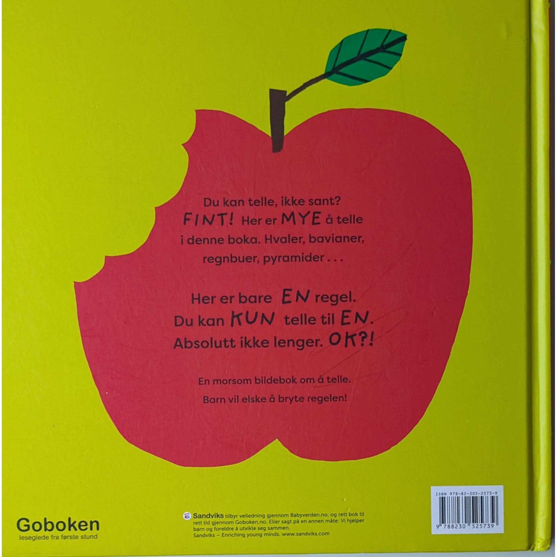 Slik teller du til en. Brukte bøker av Caspar Salmon.  Hos Inventaret 