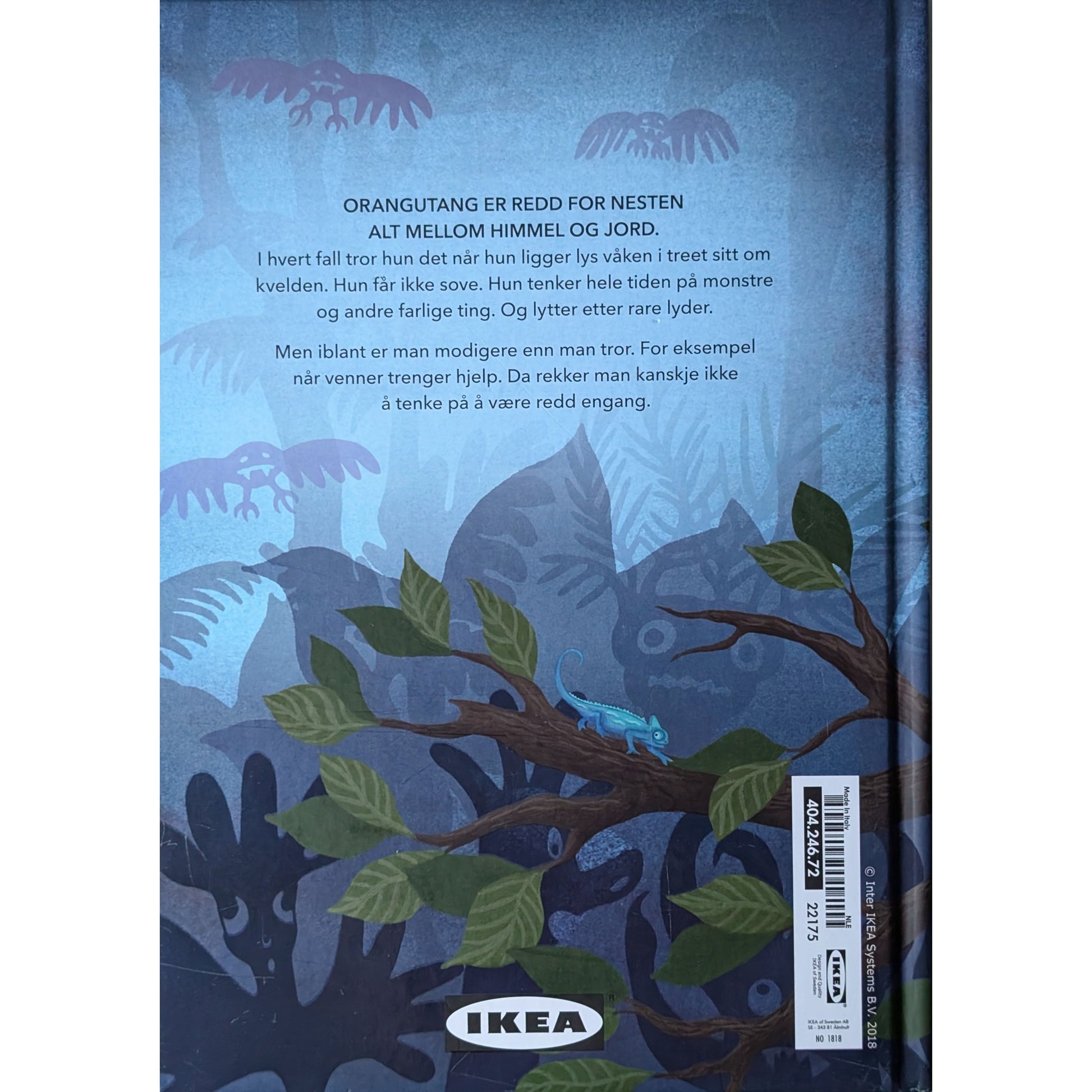 Orangutang er mørkredd - brukte bøker av Sophie Holmqvist. Djungelskog