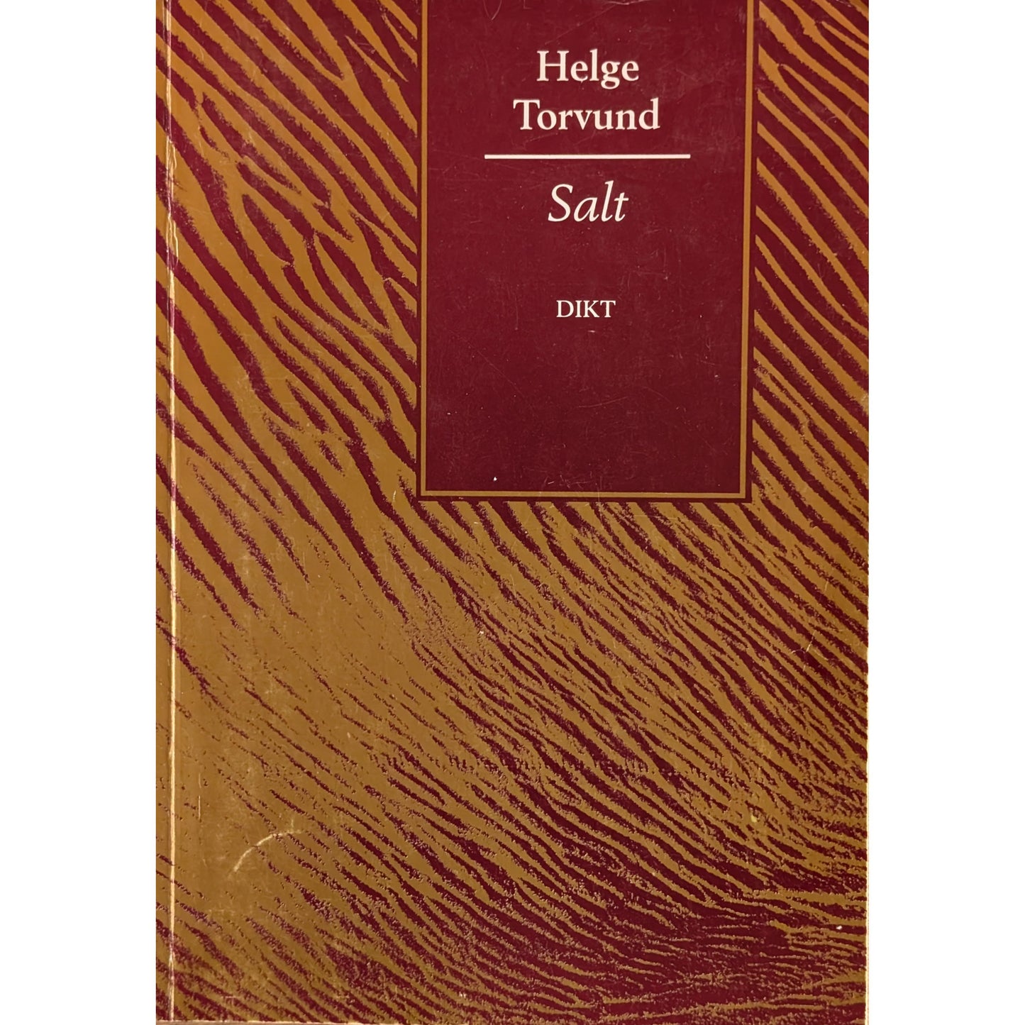Salt. Brukte bøker av Helge Torvund. Dikt.  Inventaret bokhandel