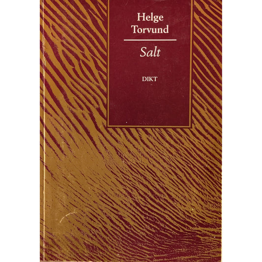 Salt. Brukte bøker av Helge Torvund. Dikt.  Inventaret bokhandel