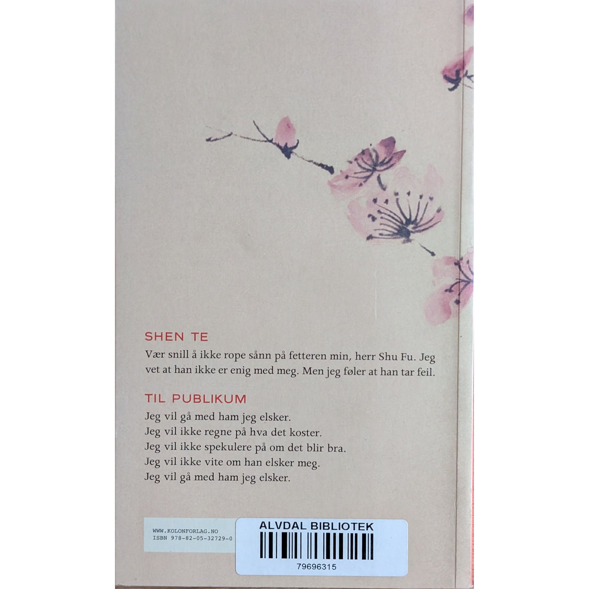 Det gode mennesket fra Sichuan. Brukte bøker av Bertolt Brecht. Skuespill