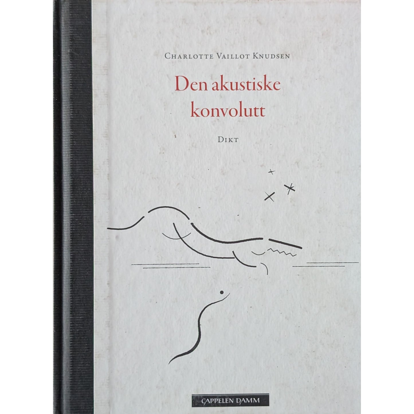 Den akustiske konvolutten. Dikt av Charlotte Vaillot Knudsen. 