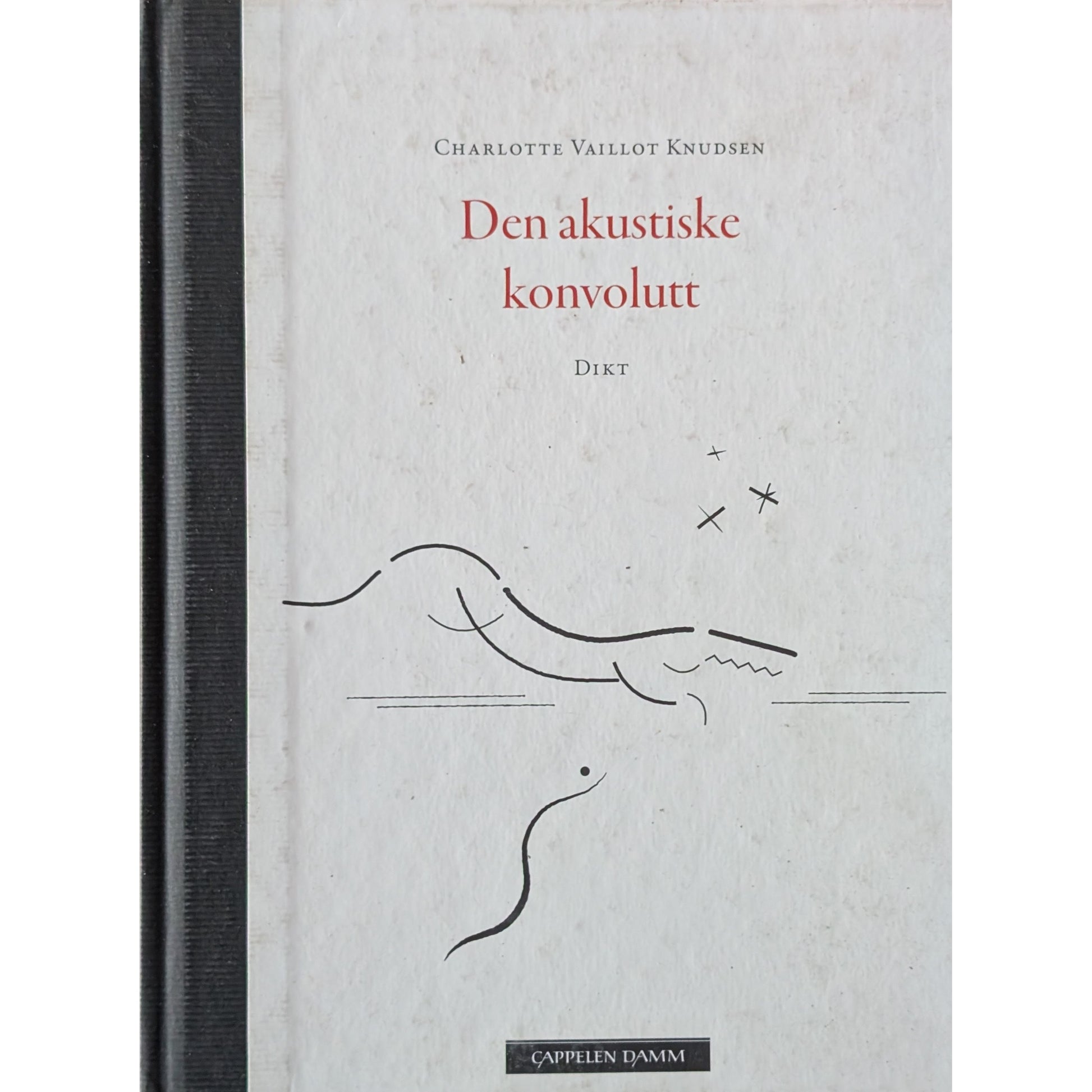 Den akustiske konvolutten. Dikt av Charlotte Vaillot Knudsen. 