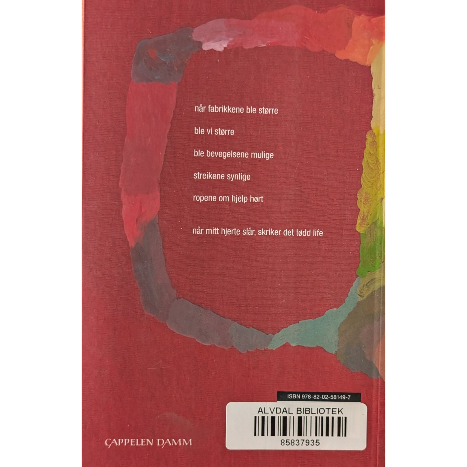 Vårs. Brukte bøker av Amalie Kasin Lerstang. Dikt.  Inventaret bruktbok