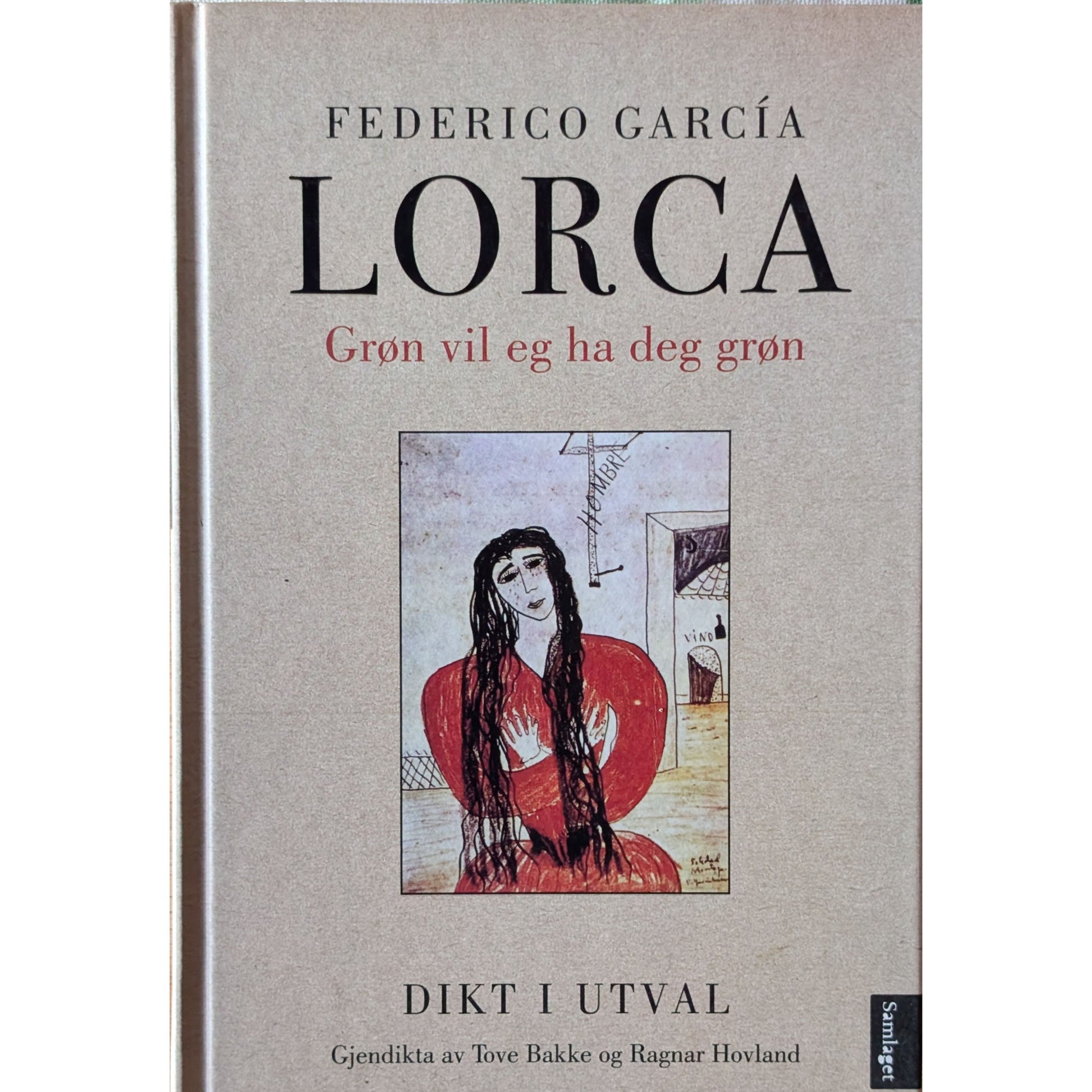 Grøn vil eg ha deg grøn. Brukte bøker av Federico García Lorca. Dikt