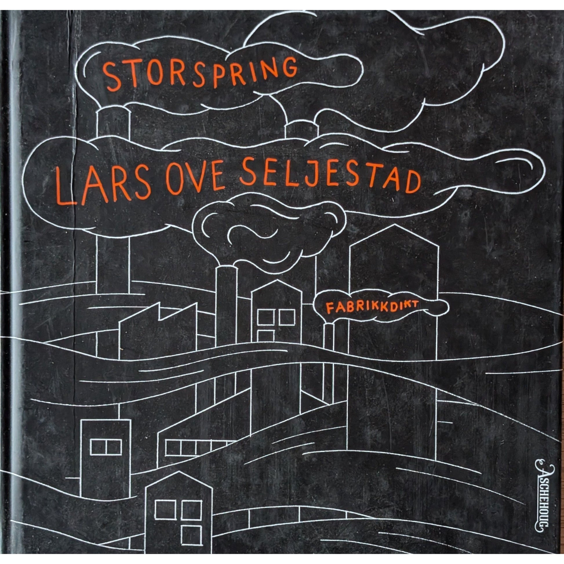Storspring Fabrikkdikt. Brukte bøker av Lars Ove Seljestad. Inventaret