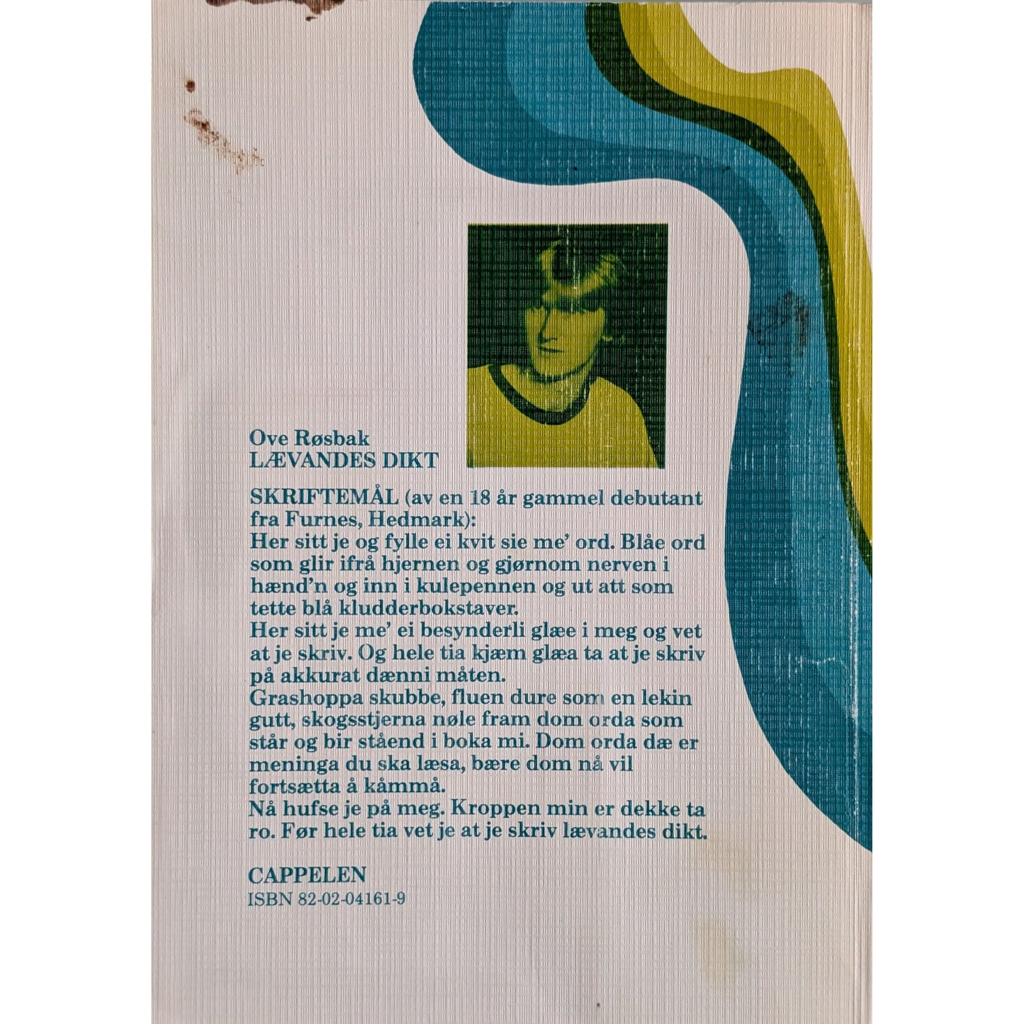 Lævandes dikt. Brukte bøker av Ove Røsbak. Inventaret bokhandel