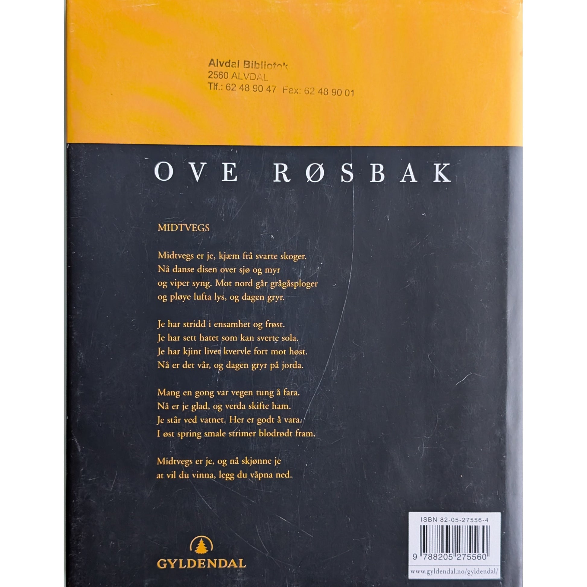 Midtvegs. Dikt. Brukte bøker av Ove Røsbak. Inventaret bruktbokhandel