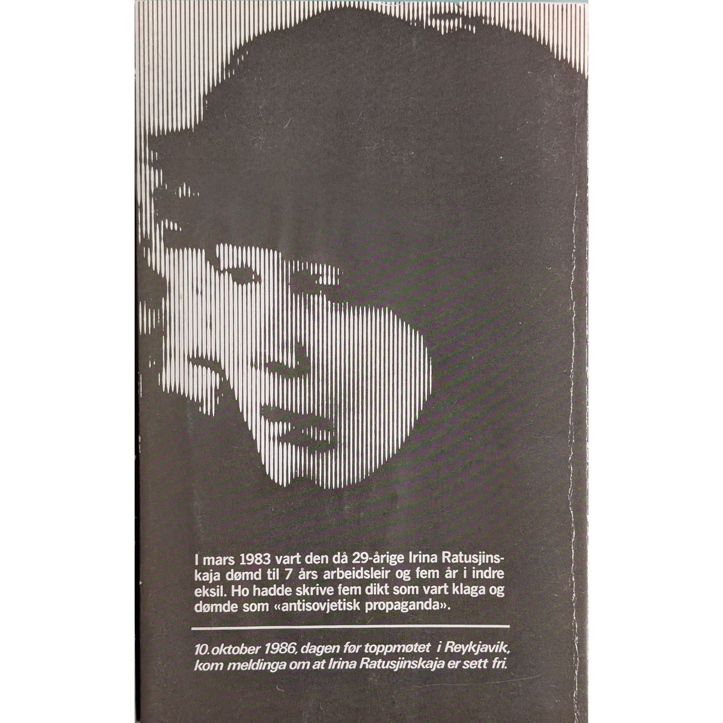 Men du syng, Irina. Brukt bok av Åse-Marie Nesse. Dikt hos Inventaret