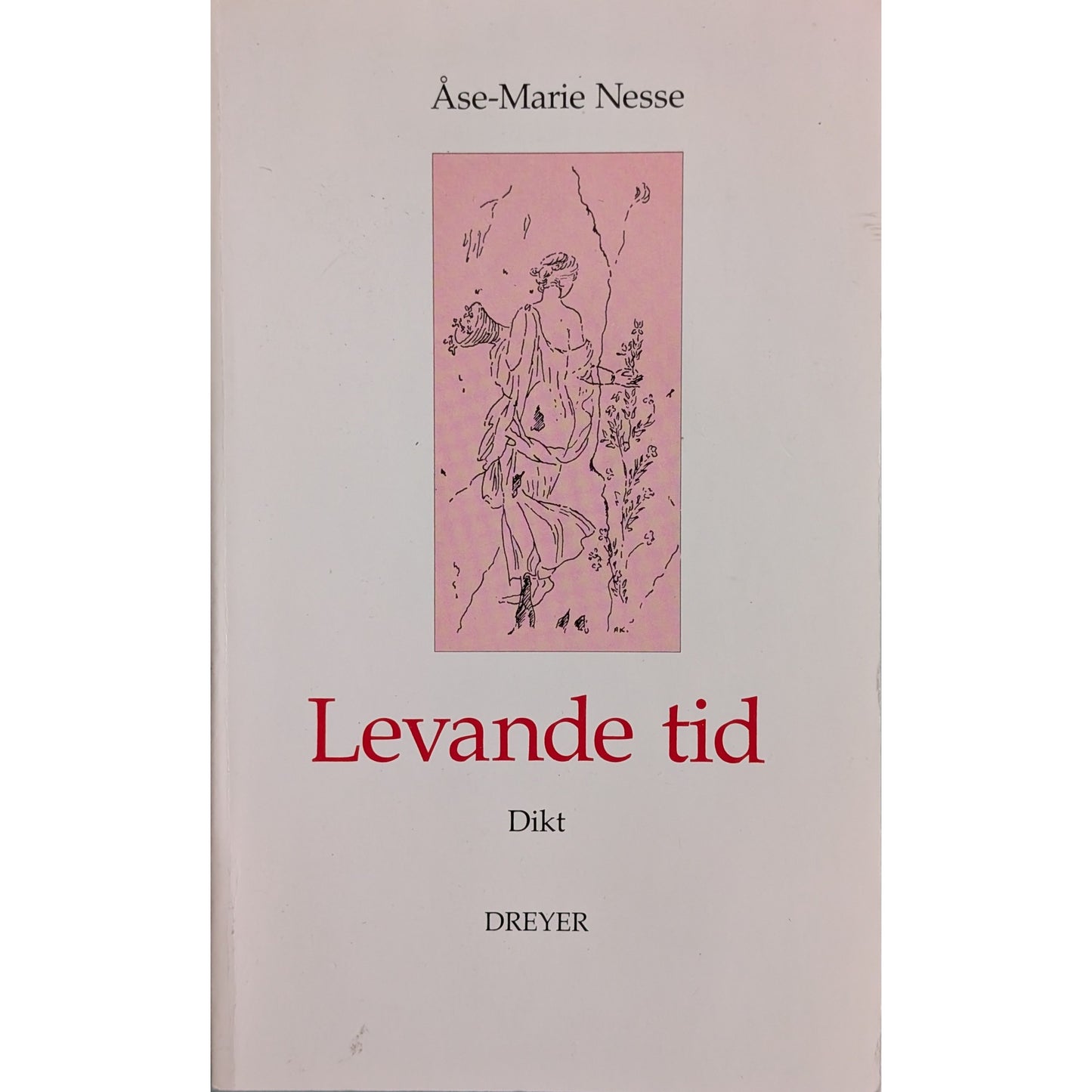 Levande tid. Brukt bok av Åse-Marie Nesse. Dikt hos Inventaret