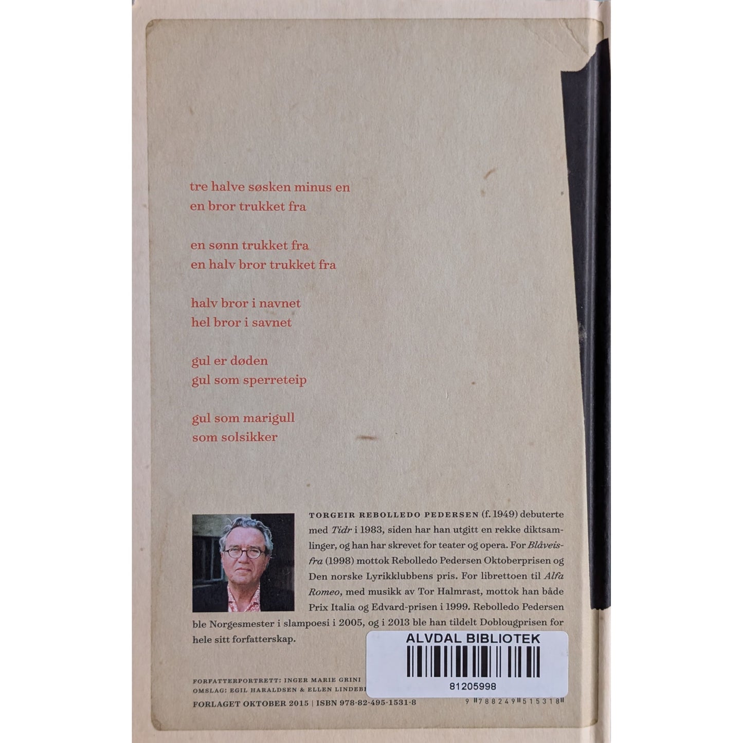 Åstedsblomster. Dikt. Brukte bøker av Torgeir Rebolledo Pedersen