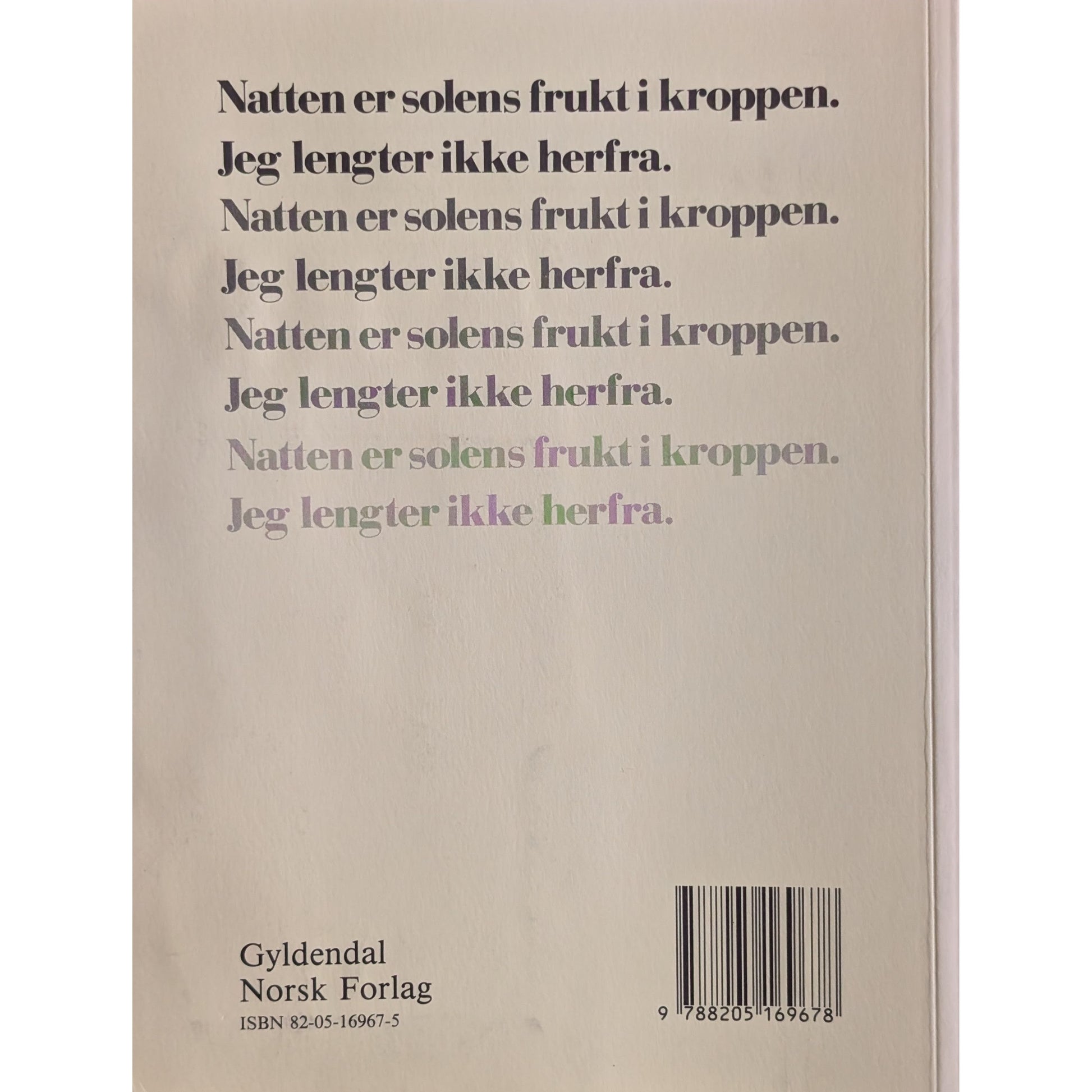 Dobbel dame mot løvenes ørken.  Dikt.  Inger Elisabeth Hansen. Brukt bok