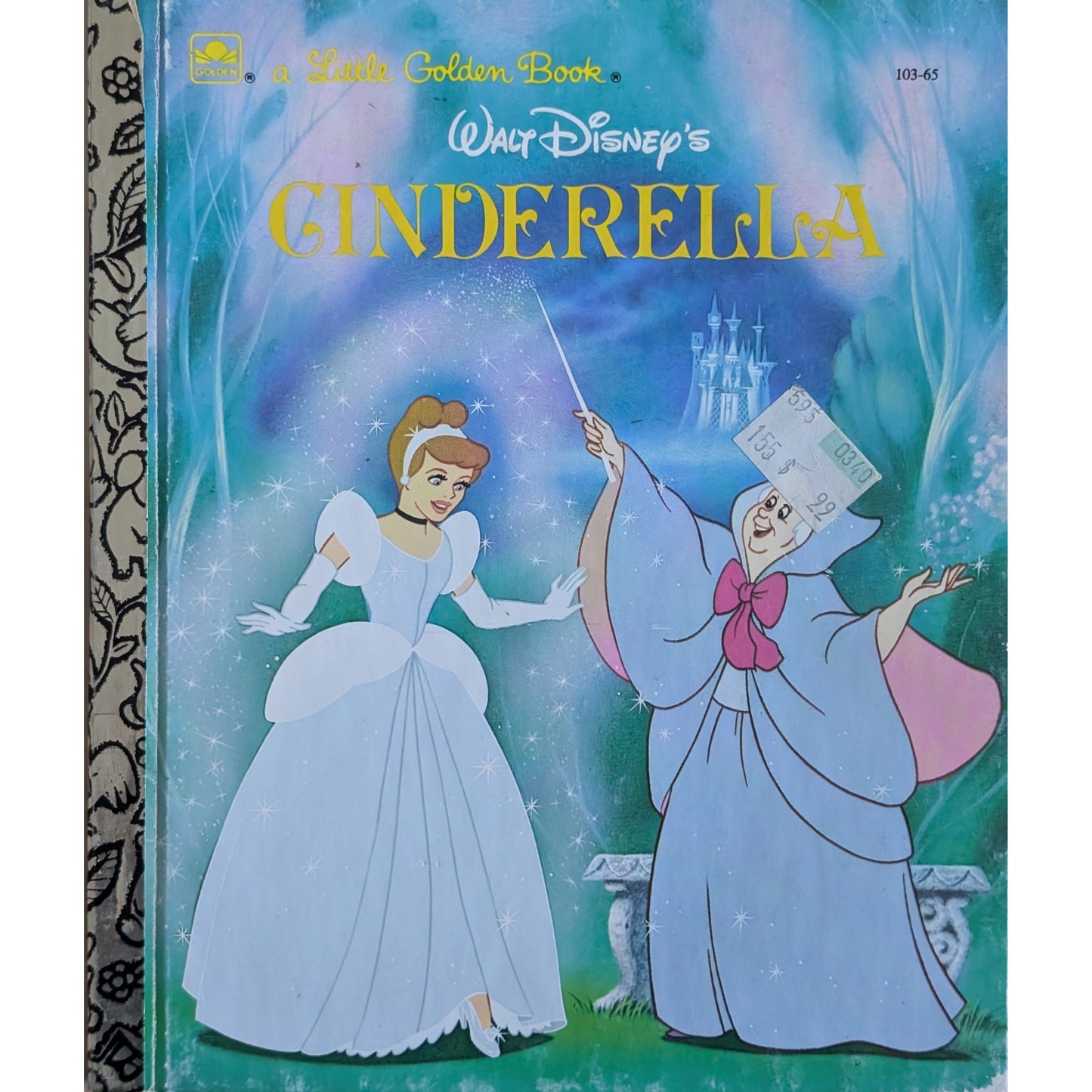 Disney´s Cinderella. A Little Golden Book. Brukte bøker hos Inventaret