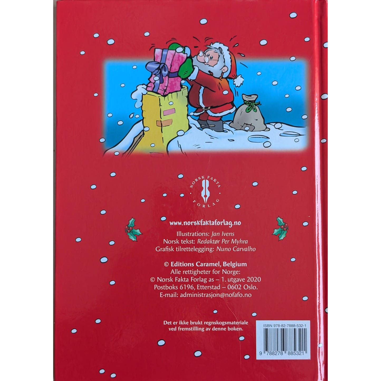 Bamses jul. 2 bøker i 1. Brukte julebøker av Jan Ivens hos Inventaret