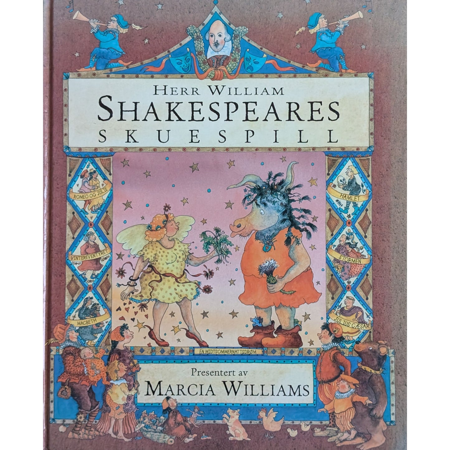 Herr William Shakespeares skuespill, brukte bøker av Marcia Williams