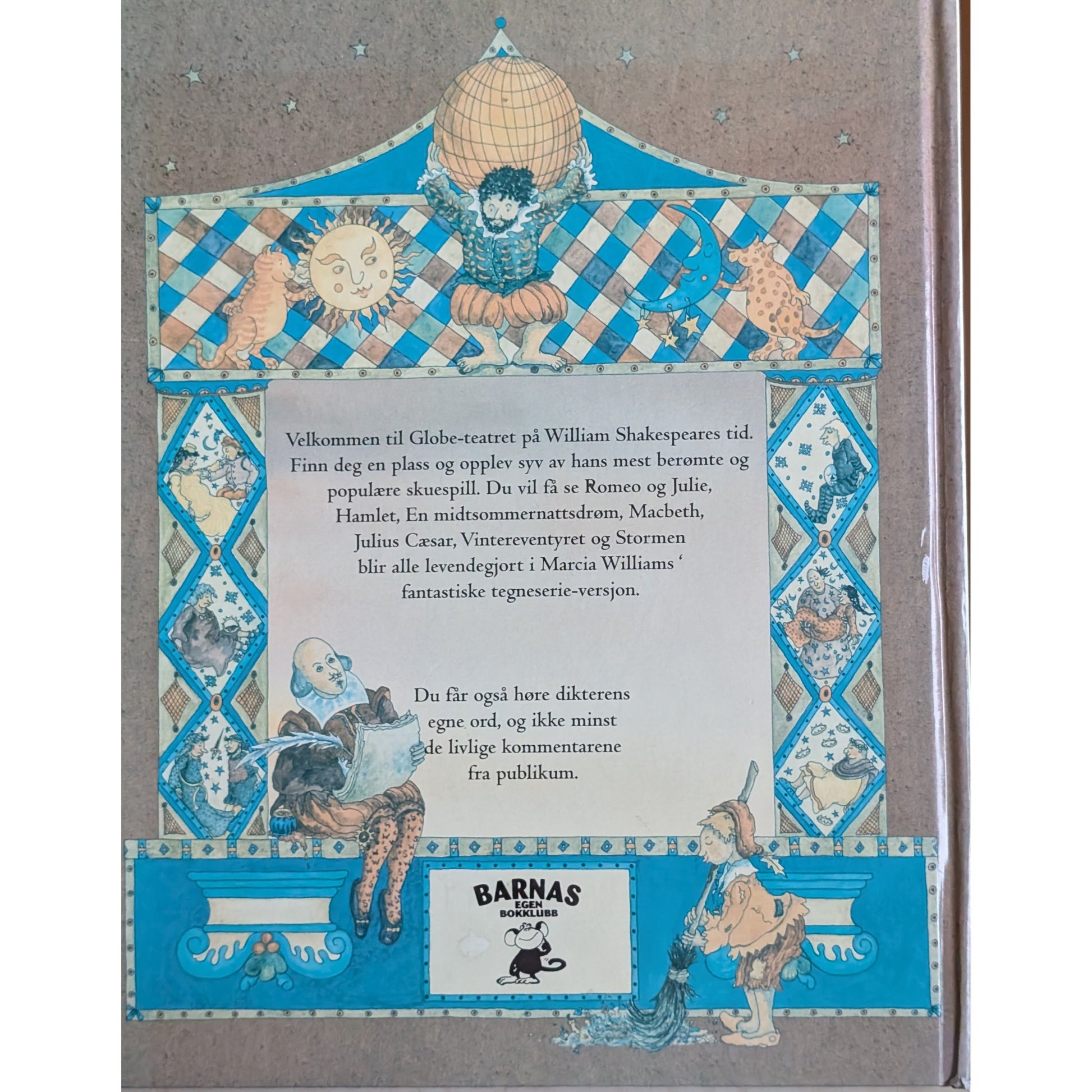 Herr William Shakespeares skuespill, brukte bøker av Marcia Williams