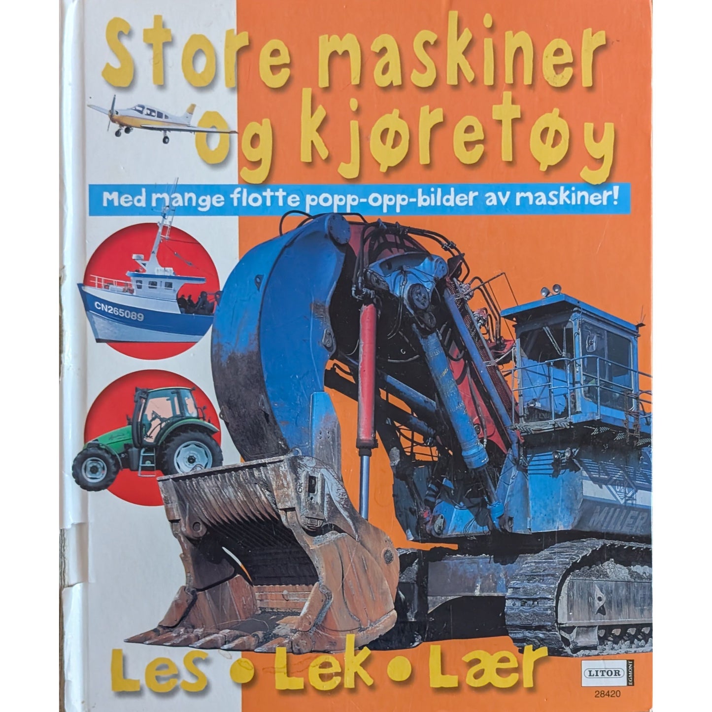 Les-lek-lær-serien: Store maskiner og kjøretøy - brukte faktabøker