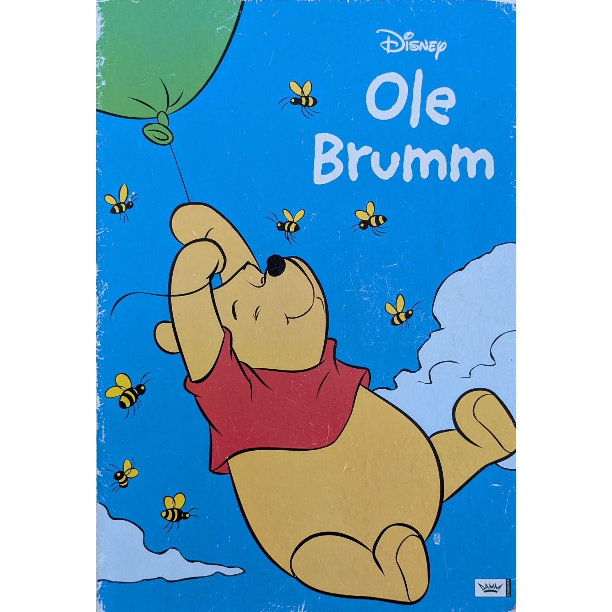Ole Brumm. Kartonert brukt bok. Stort format. Inventaret bruktbokhandel