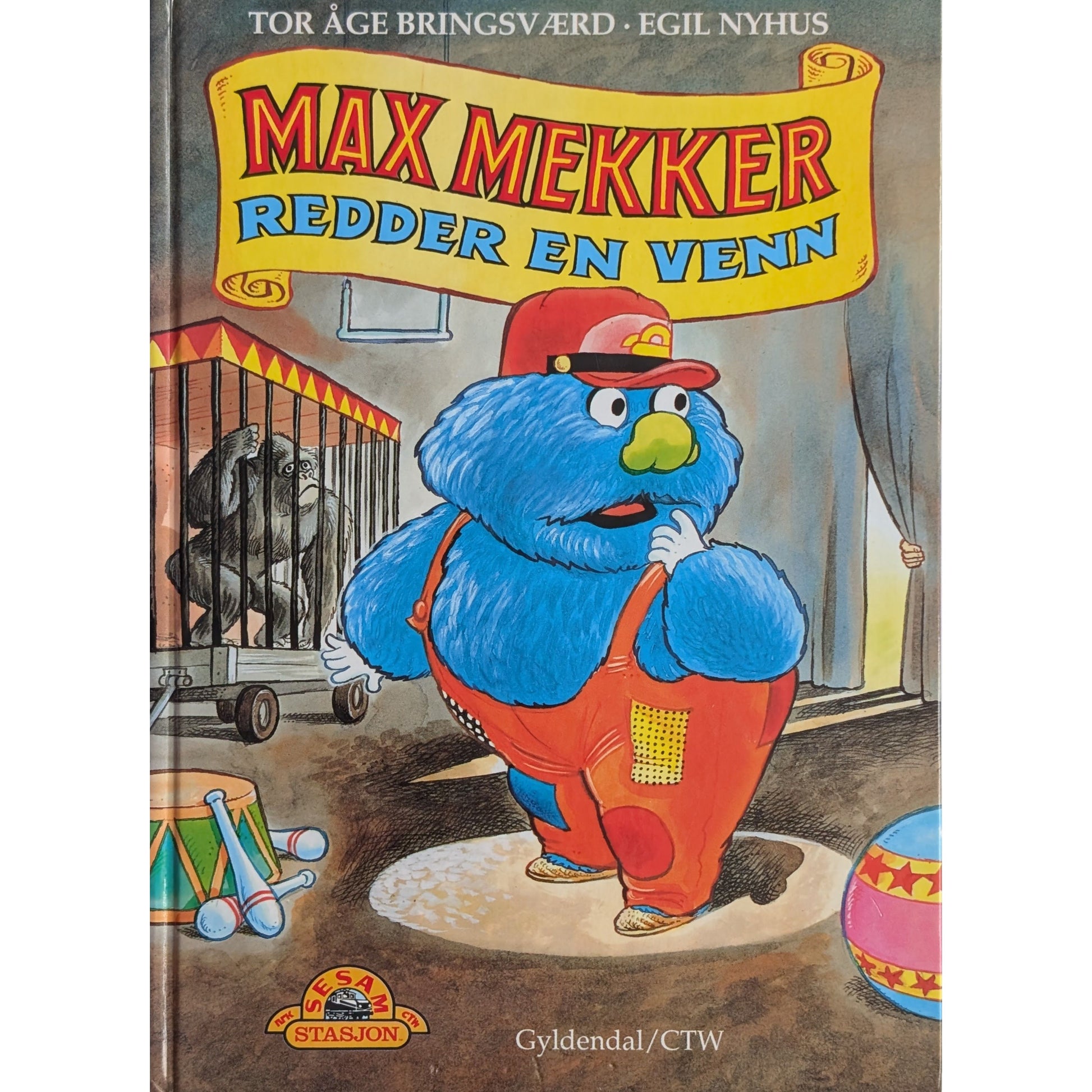 Sesam stasjon. Max Mekker redder en venn, brukte bøker av Tor Åge Bringsværd