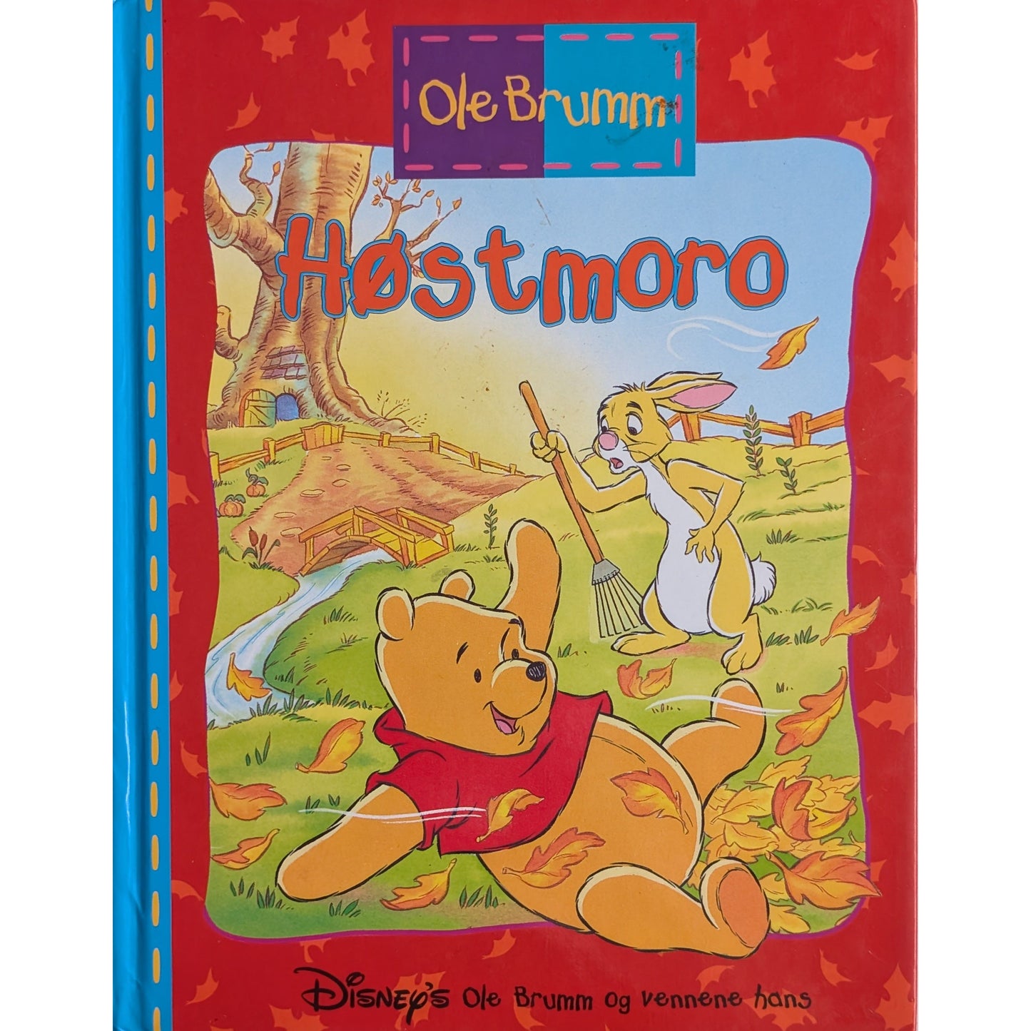Ole Brumm - Høstmoro. Brukt bok fra Disney hos Inventaret