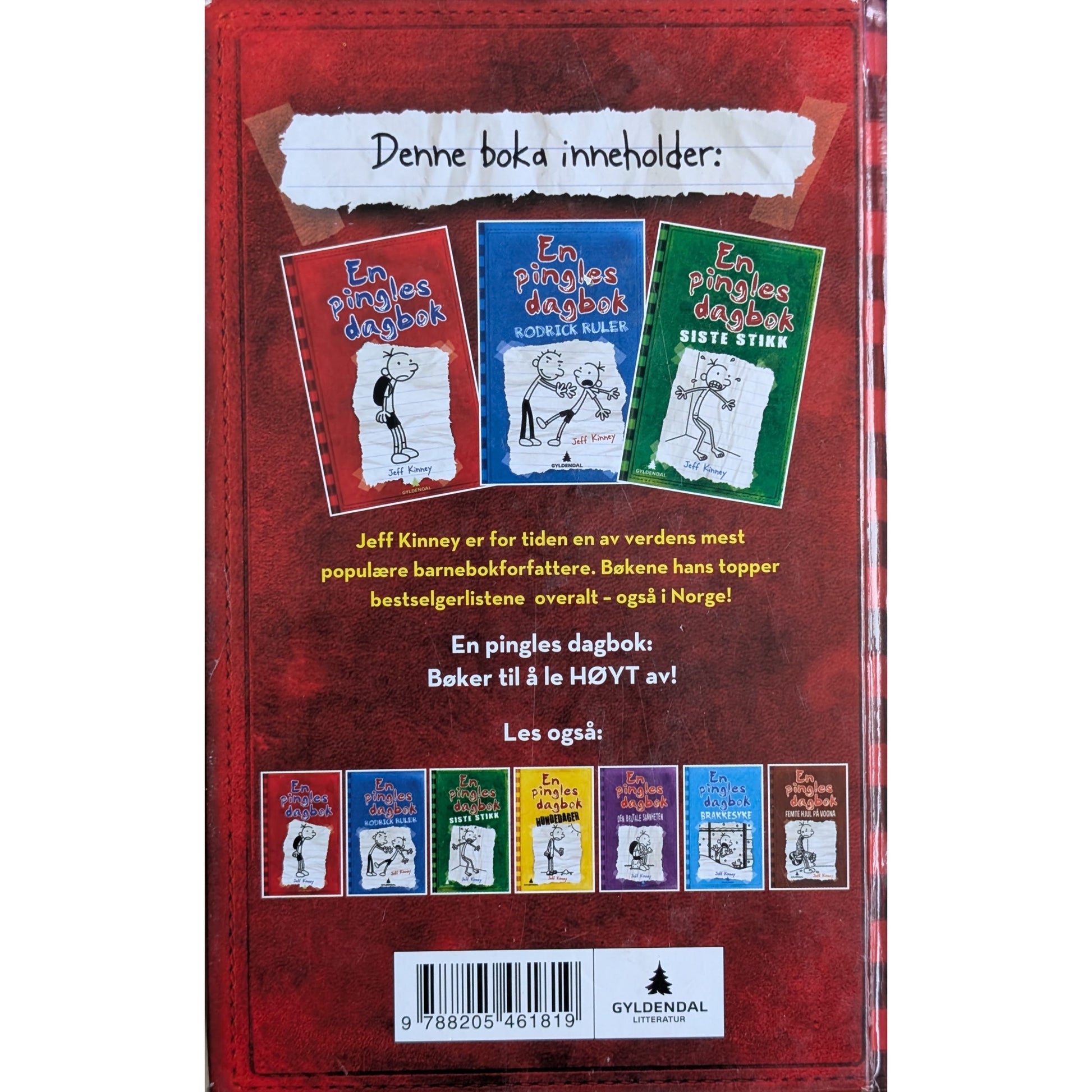 En pingles dagbok 1-3 De tre første bøkene  Brukte bøker av Jeff Kinney