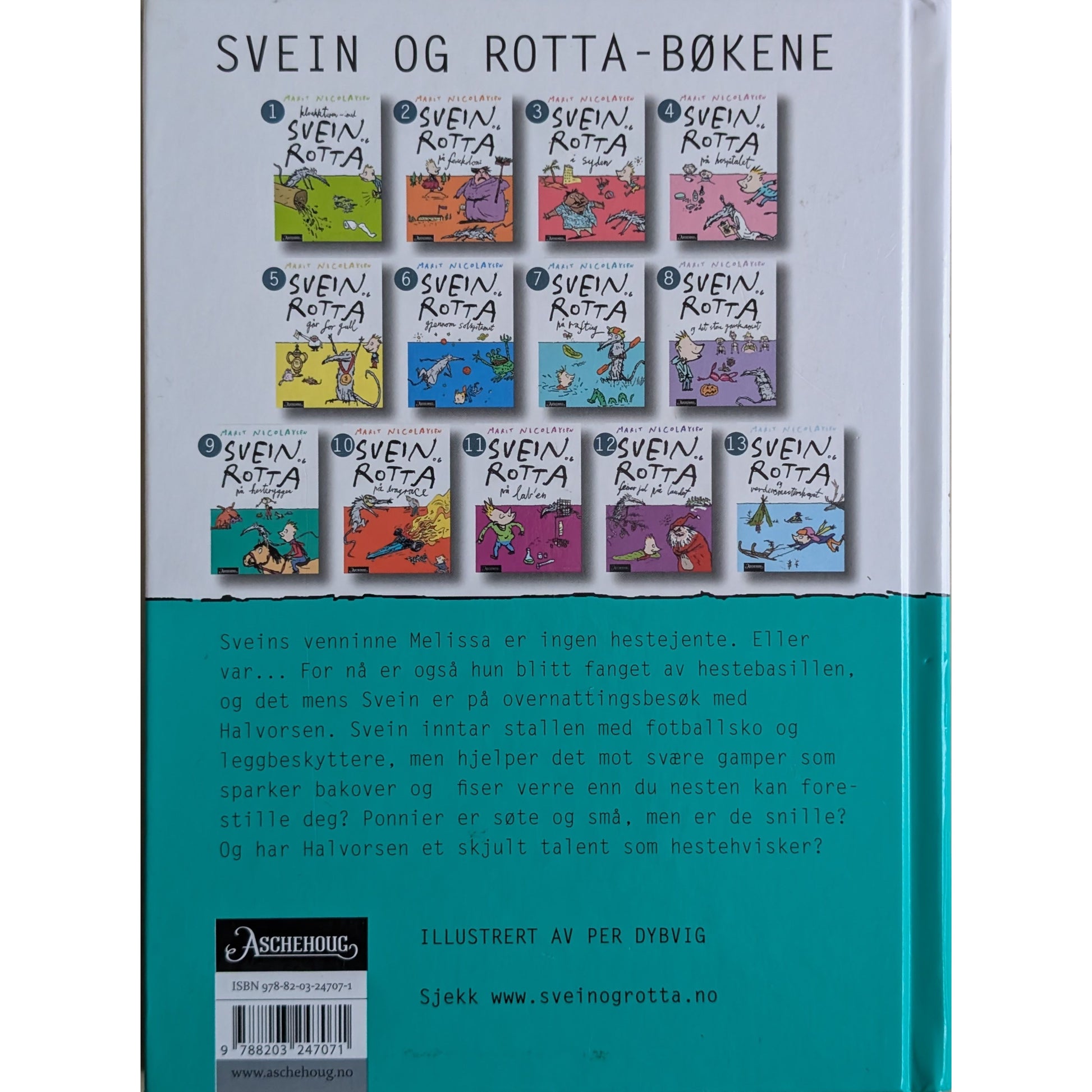 Svein og Rotta på hesteryggen. Brukte barnebøker av Marit Nicolaysen