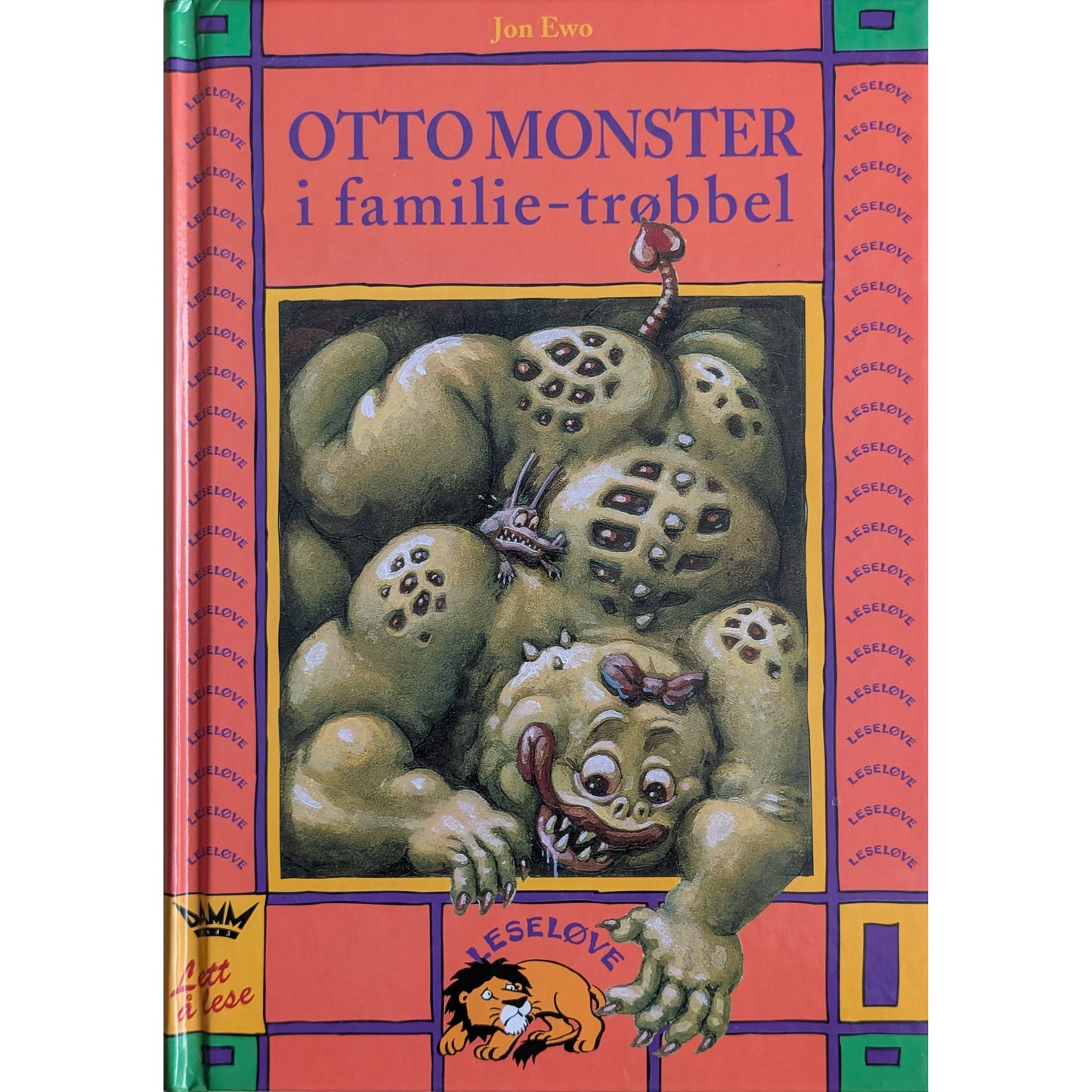 Otto monster i familie-trøbbel. Brukte bøker av Jon Ewo. Leseløve