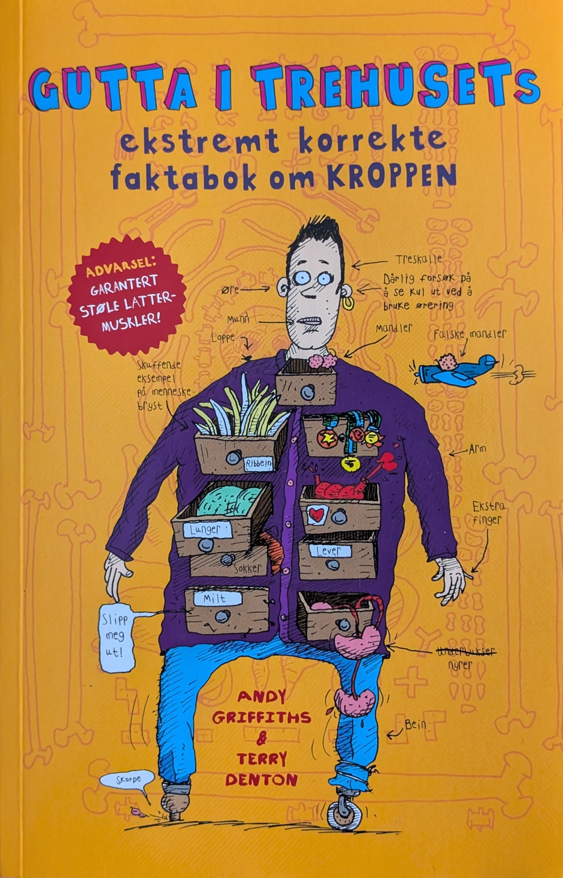 Gutta i trehusets ekstermet korrekte faktabok om kroppen, brukte bøker av Andy Griffiths