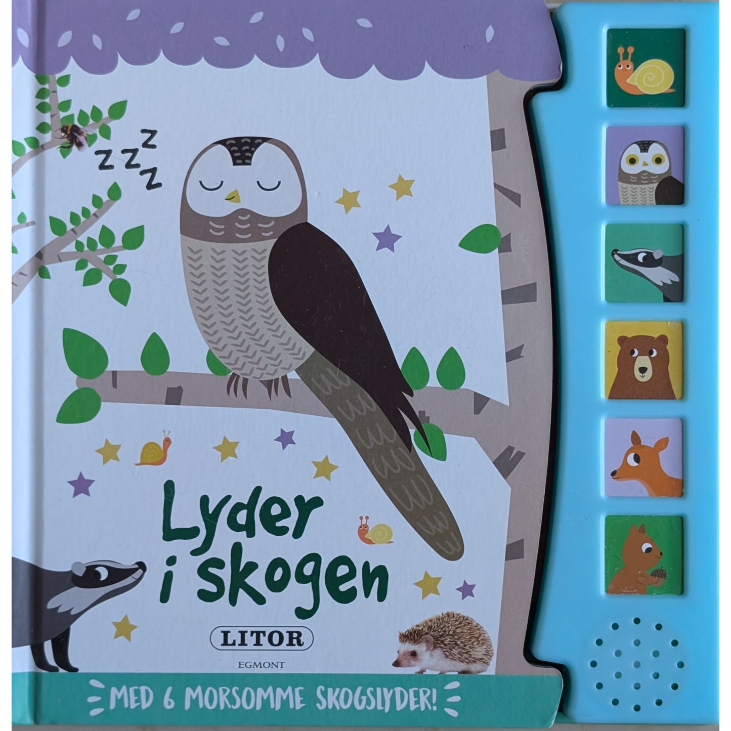Lyder i skogen, med 6 morsomme skogslyder. Brukte bøker hos Inventaret