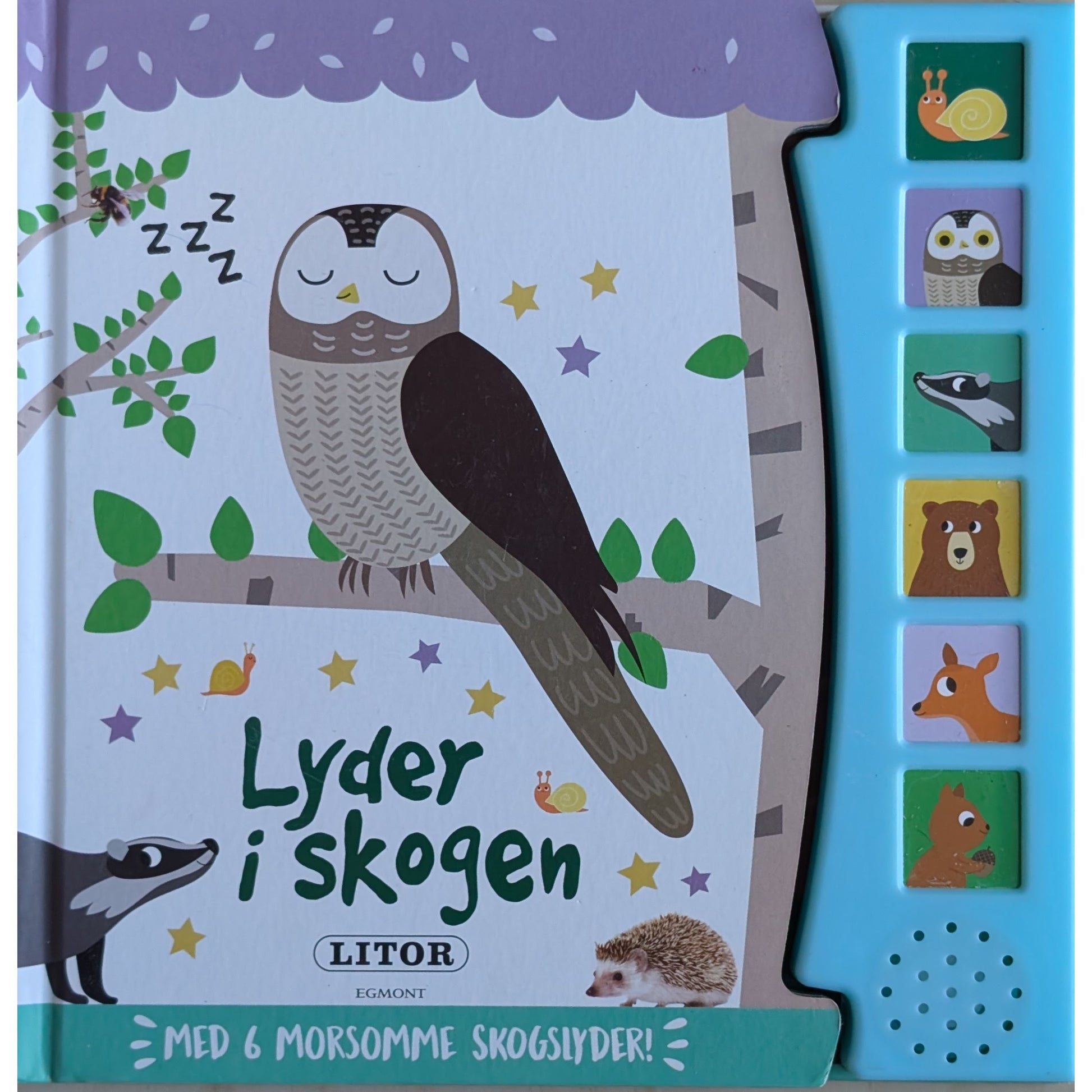 Lyder i skogen, med 6 morsomme skogslyder. Brukte bøker hos Inventaret