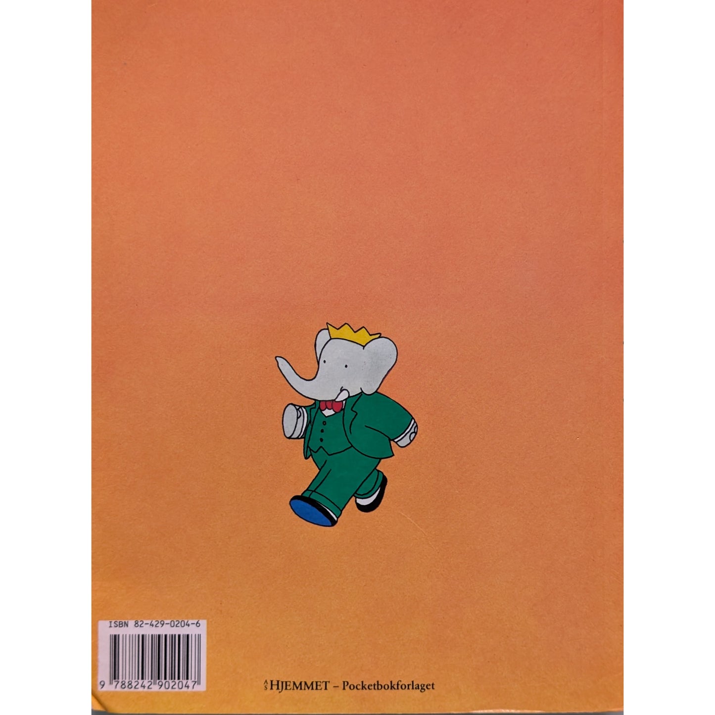 Babar og hans venner hjemme og i byen. Brukte bøker Jean de Brunhoff