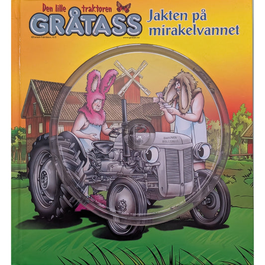 Gråtass - Jakten på mirakelvannet. Brukte barnebøker med CD inkludert