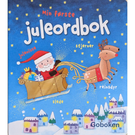 Min første juleordbok. Brukt barnebok fra Go'boken hos Inventaret