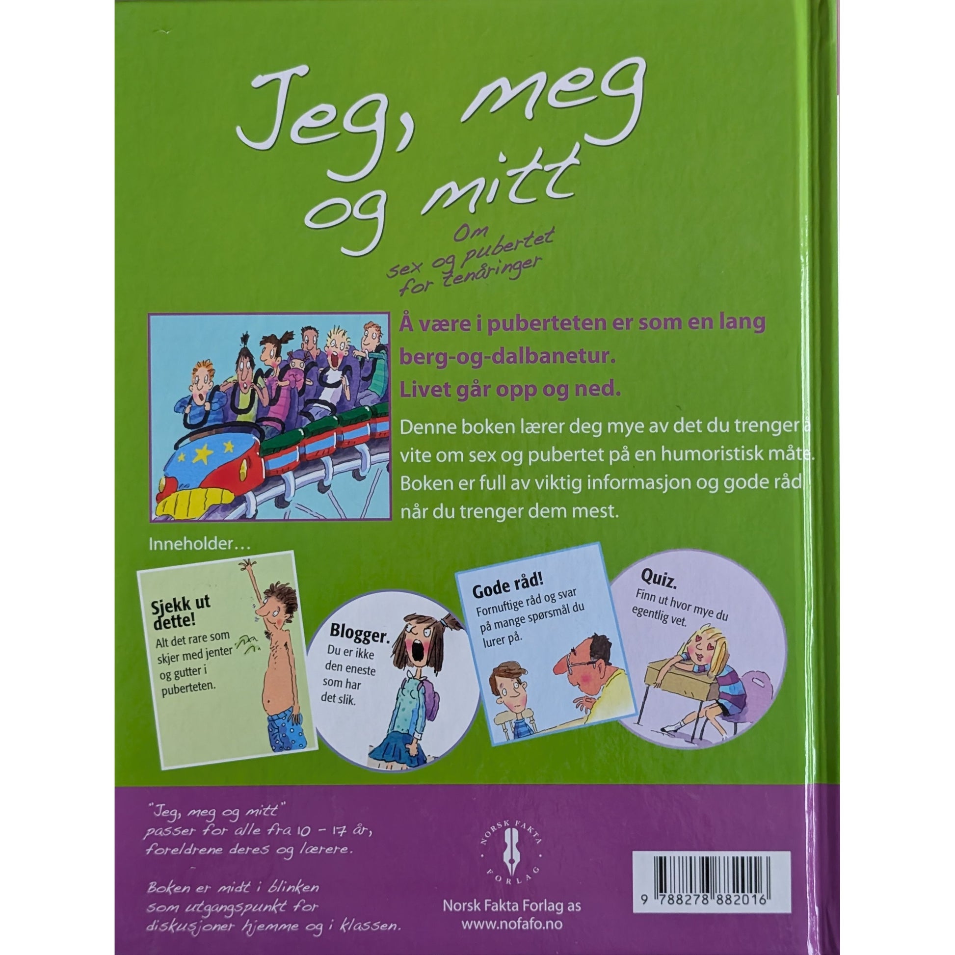 Jeg, meg og mitt - Brukte faktabøker av Lousie Spilsbury om puberteten