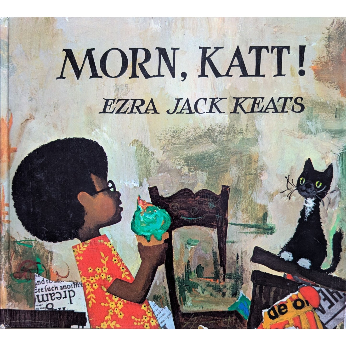 Morn, katt! Brukte barnebøker av Ezra Jack Keats hos Inventaret