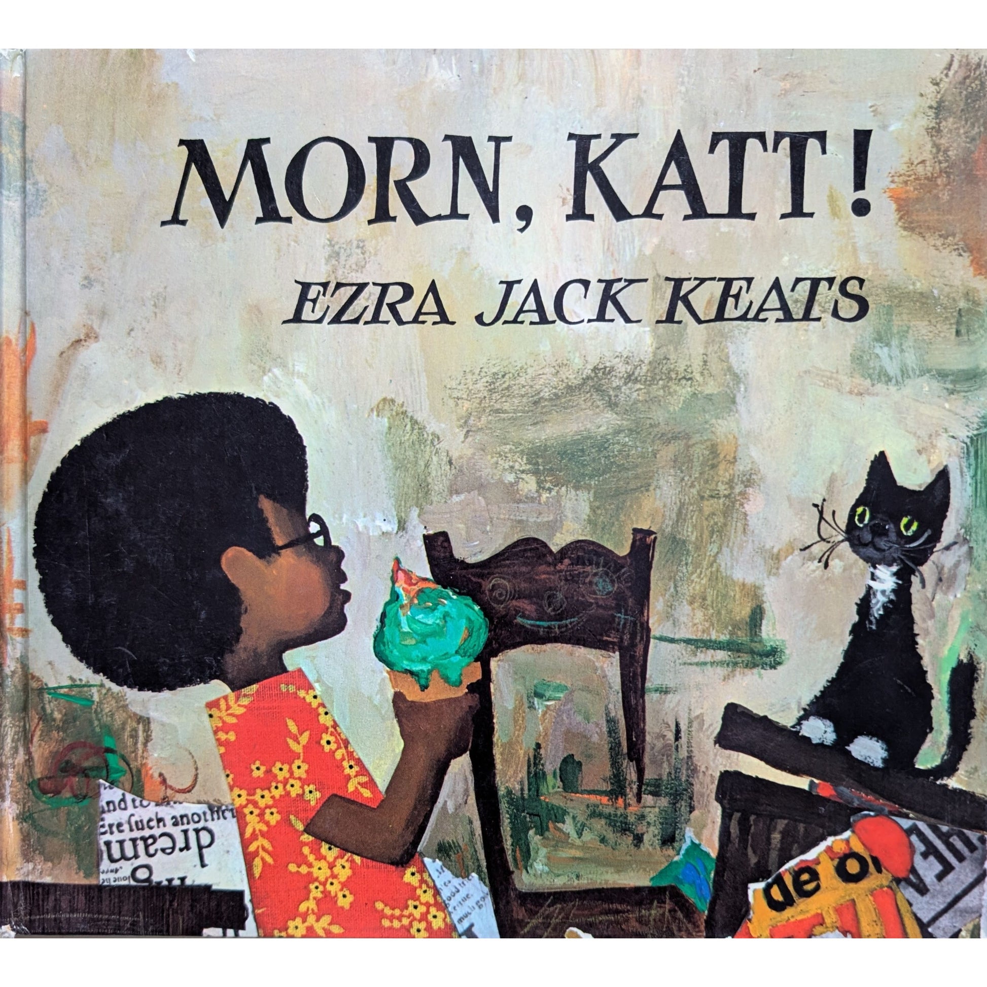 Morn, katt! Brukte barnebøker av Ezra Jack Keats hos Inventaret