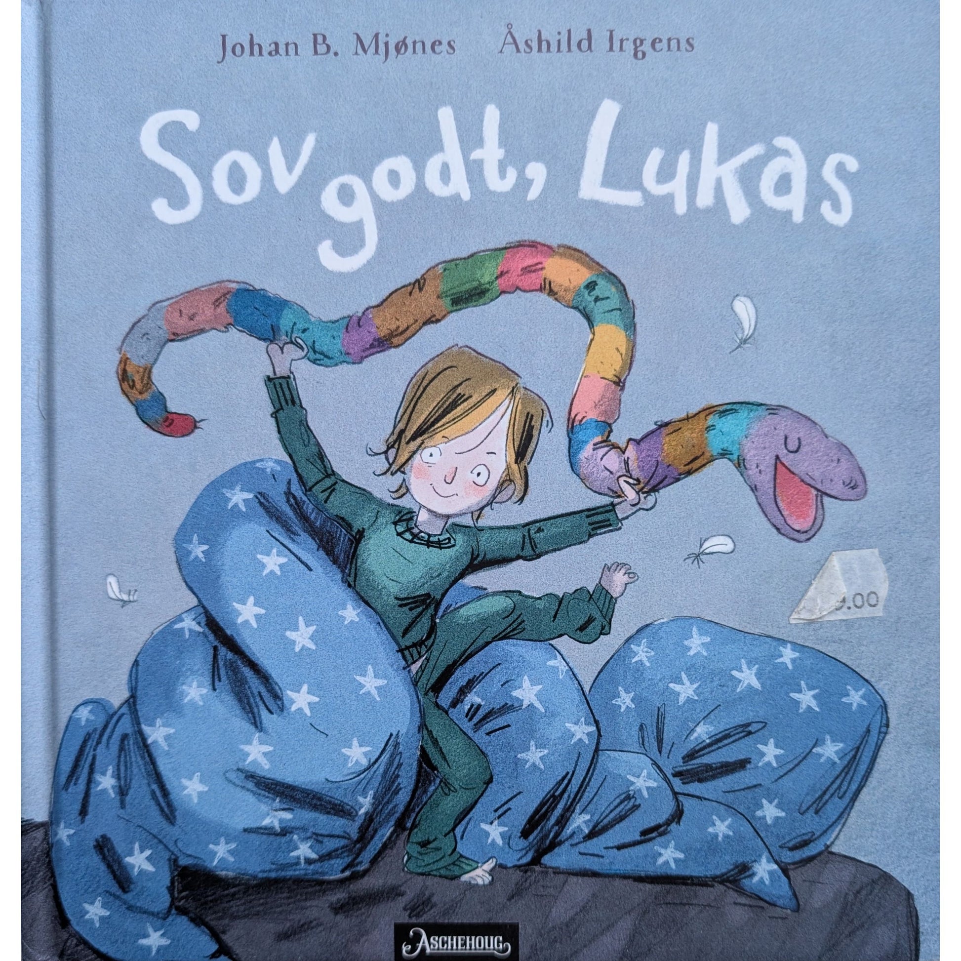 Sov godt, Lukas. Brukte barnebøker av Johan B. Mjønes  og Åshild Irgens