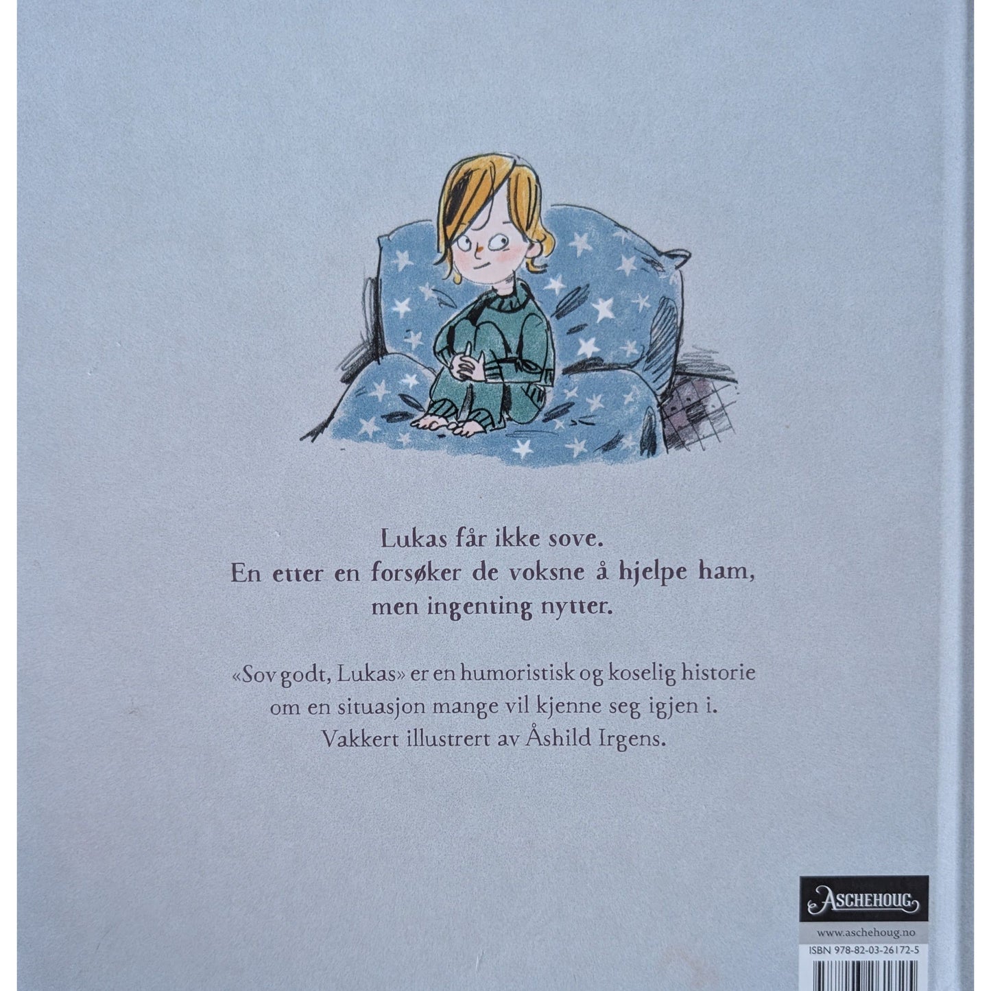 Sov godt, Lukas. Brukte barnebøker av Johan B. Mjønes  og Åshild Irgens
