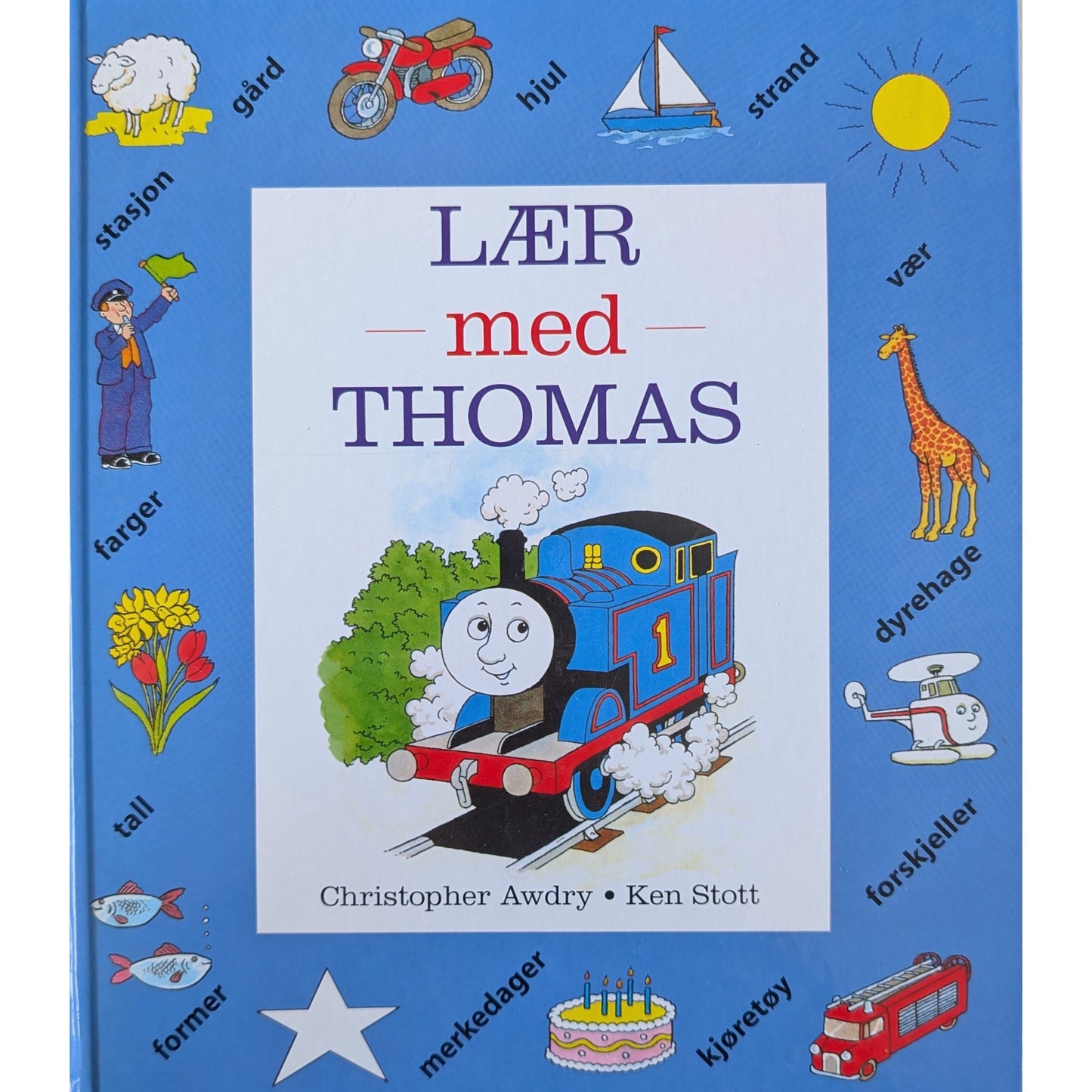 Lær med Thomas. Brukte barnebøker av Christopher Awdry om Thomas toget